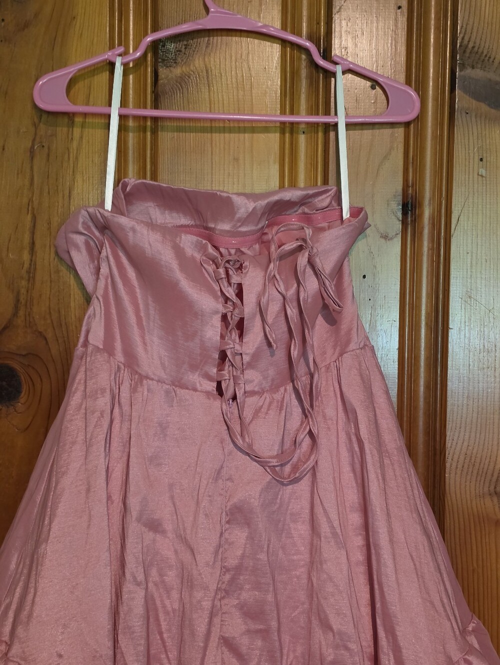 Pink Women's Elegant Cute And Sexy Woman Pink Tube Top Dress - Picture 8 of 16